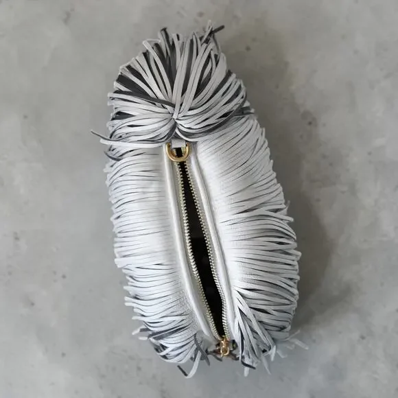 Kate Spade Showdog Fringed 3D Dog Leather Crossbody Bag KB164 Mint Rare - Picture 11 of 16